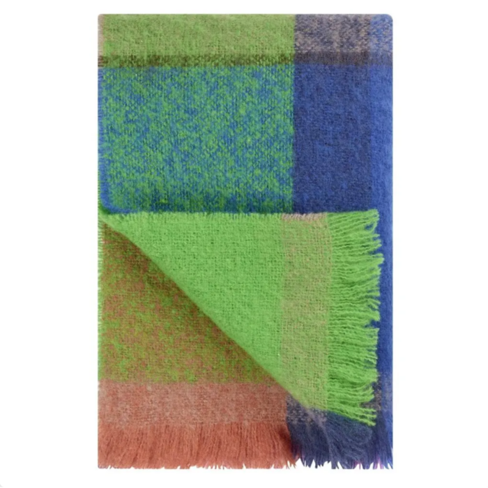 Varansi Fuchsia pledd