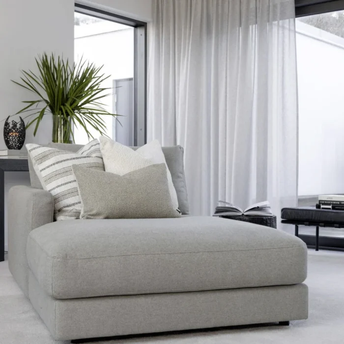 Alternative view of Nomad Multi stripe Natural pute 50x50 fra Artwood