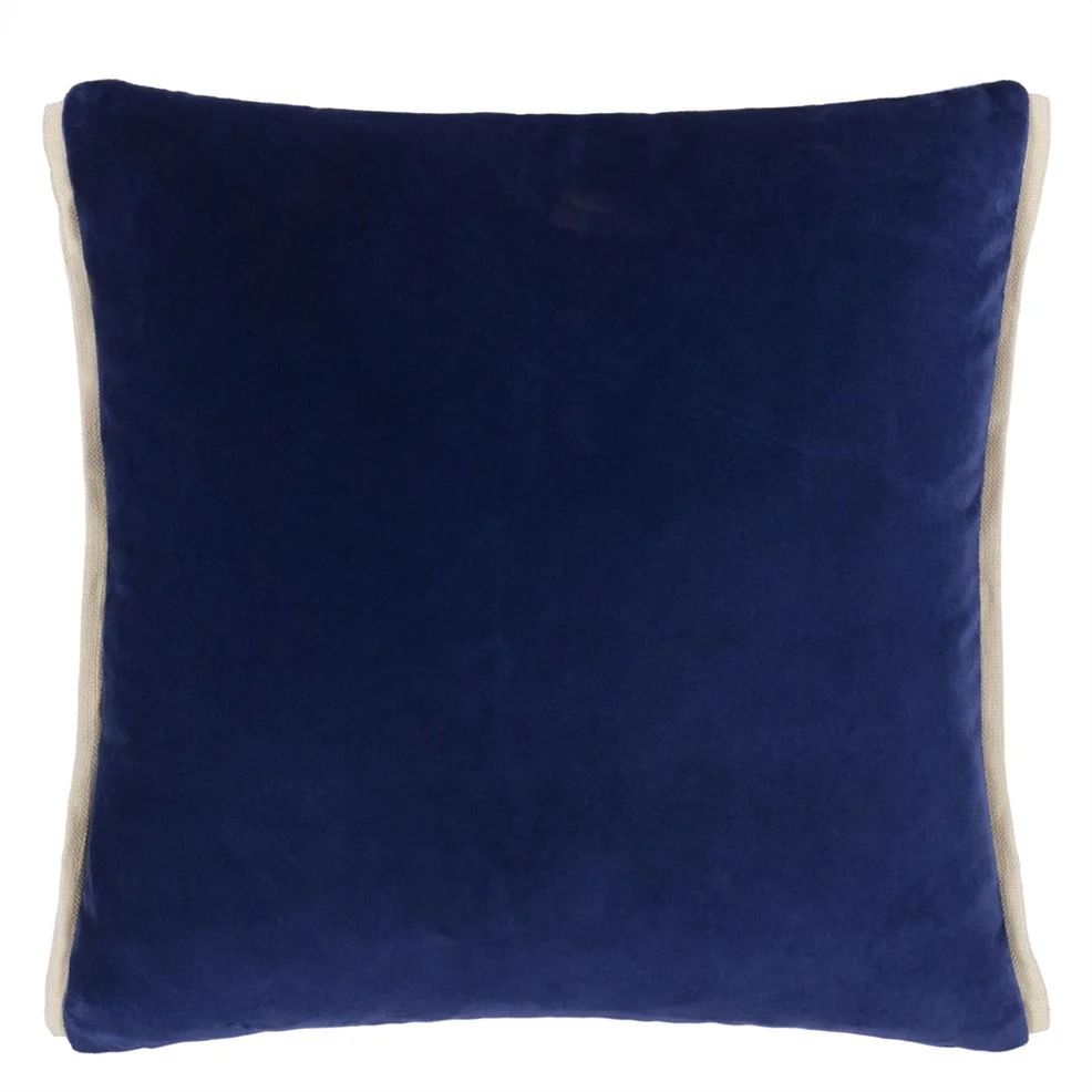 Varese Cerulean & Sky Velvet pyntepute 43x43 - Bilde 3