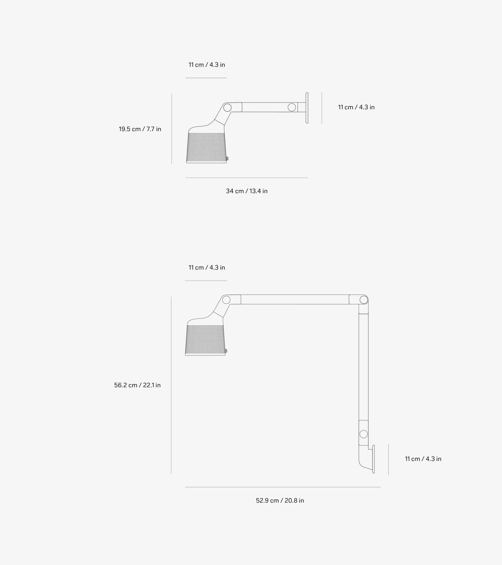 VIPP522 vegglampe Small - Bilde 3