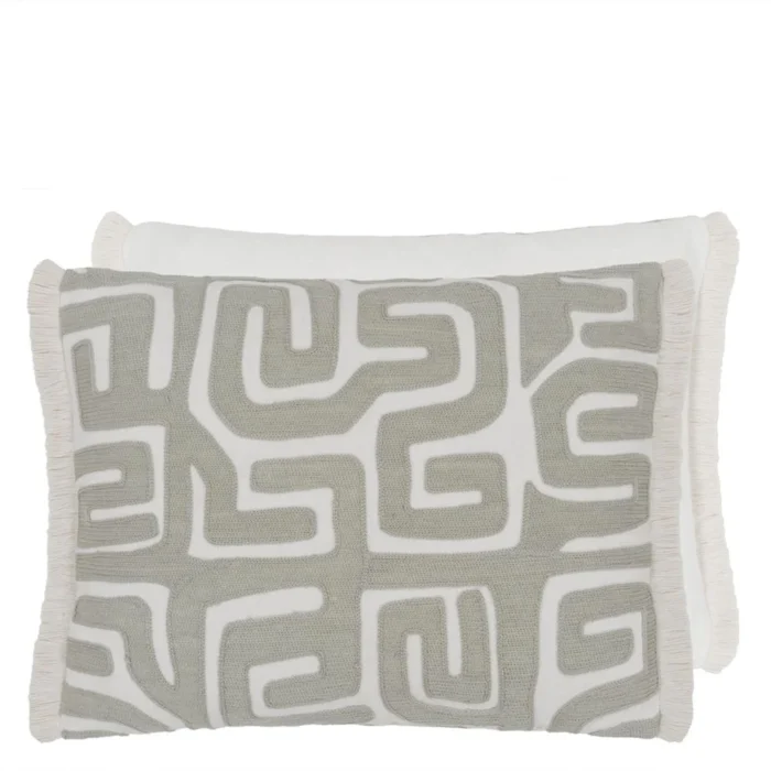 Tokusa Sepia Embroidered Cushion 40x30