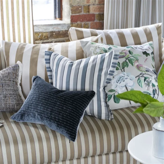 Alternative view of Mazarin Graphite Cushion 40x30