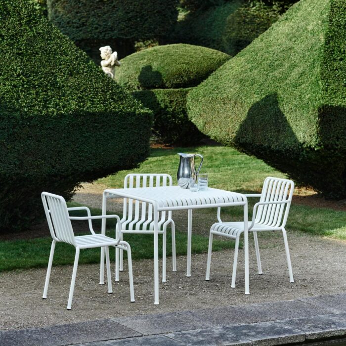 Alternative view of Palissade cover-for Table L82,5 x W90 x H75 incl. 2 pcs. Dining Armchair