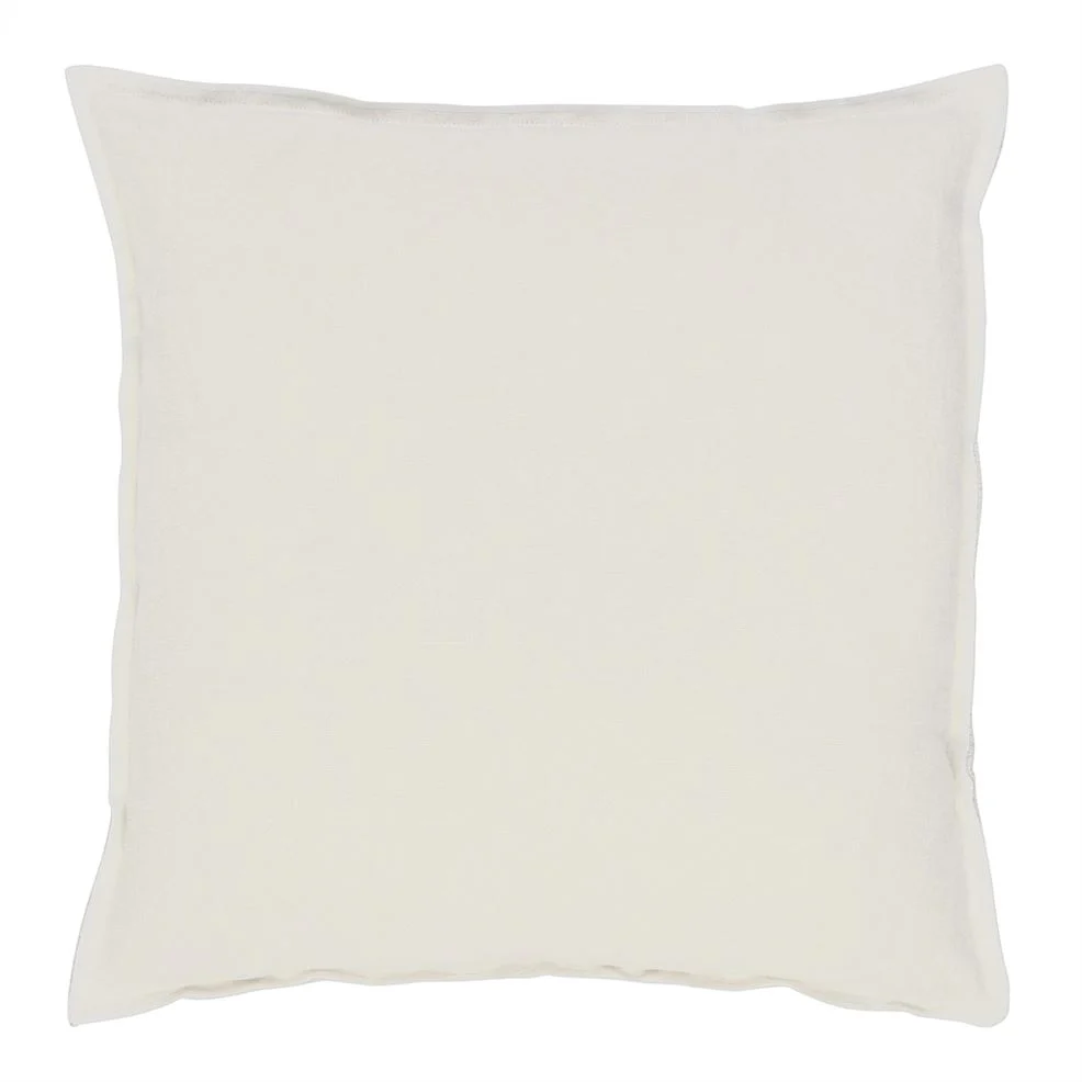 Brera Lino Alabaster & Natural linen cushion, 43x43 - Bilde 7