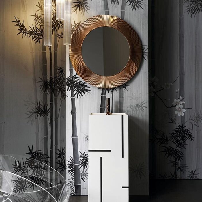 Alternative view of All saints metallic speil