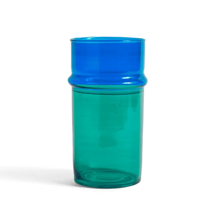 Moroccan vase Large, Blå/Grønn